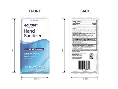 60 Oz (Equate Hand Sanitizer With Vitamin E 60oz)